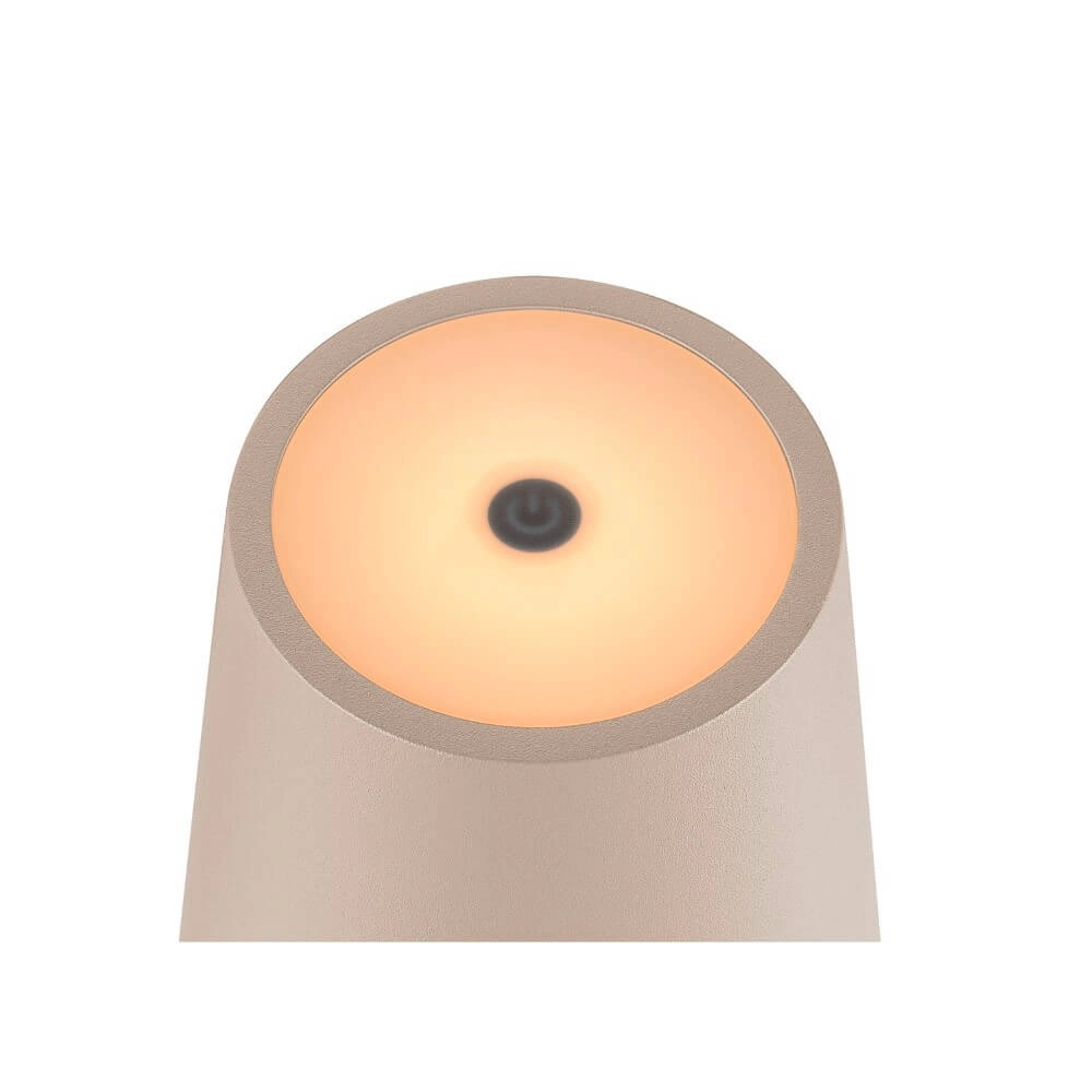Lampe de table d'extérieur Vinolina Two beige - rechargeable SLV 4024163288286