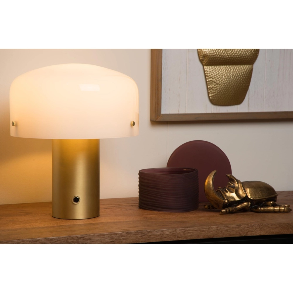 Lampe de table Timon 27 cm d’or Lucide 5411212051394