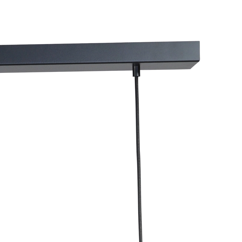 Lampe suspendue pour salle à manger Run 5 lumières noir Masterlight 8718121204574