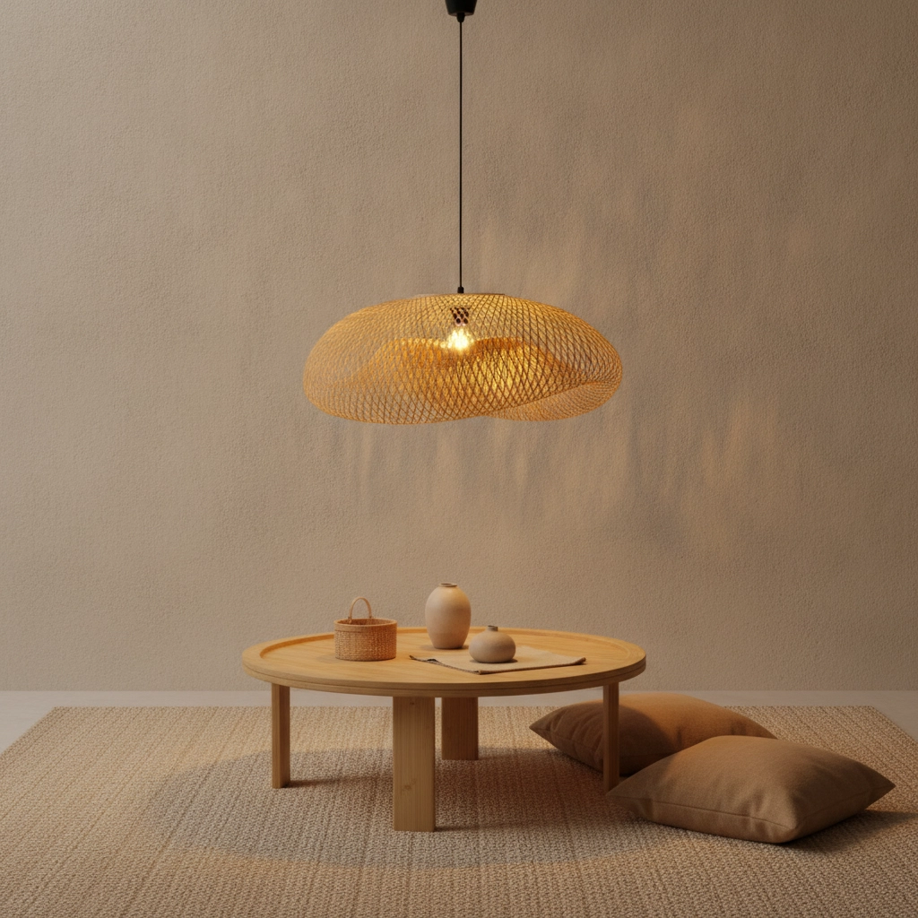 Suspension en bambou Adaline 76cm