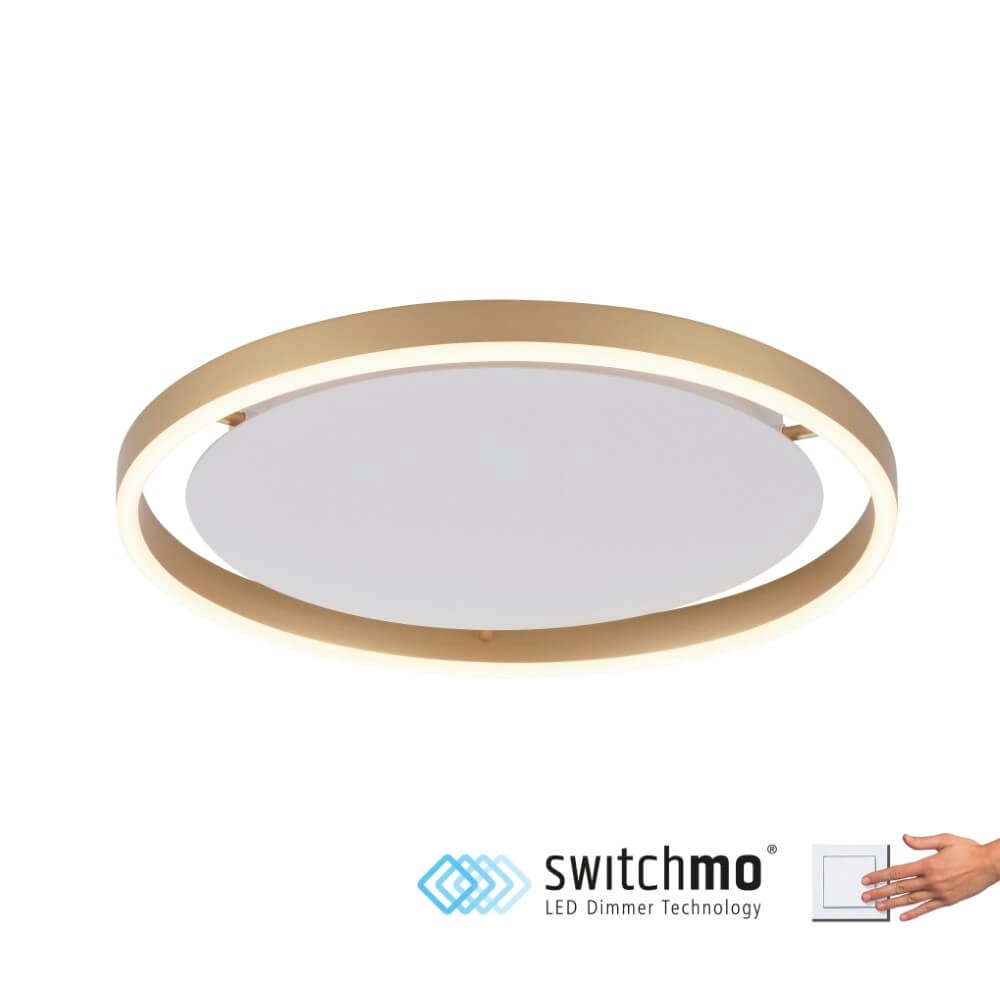 Plafonnier Ritus laiton Ø 39,3cm Just Light 4043689985622