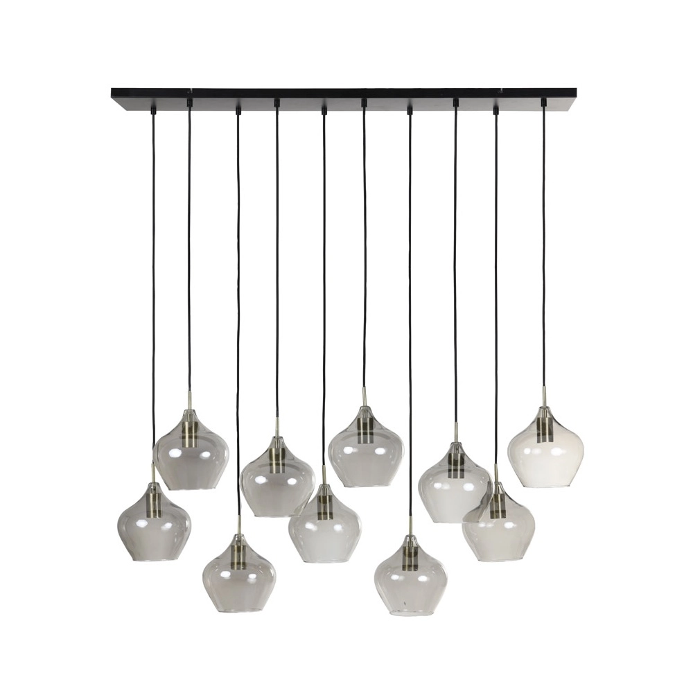 Lampe suspendue Rakel 10 lumières Light & Living 8717807303259