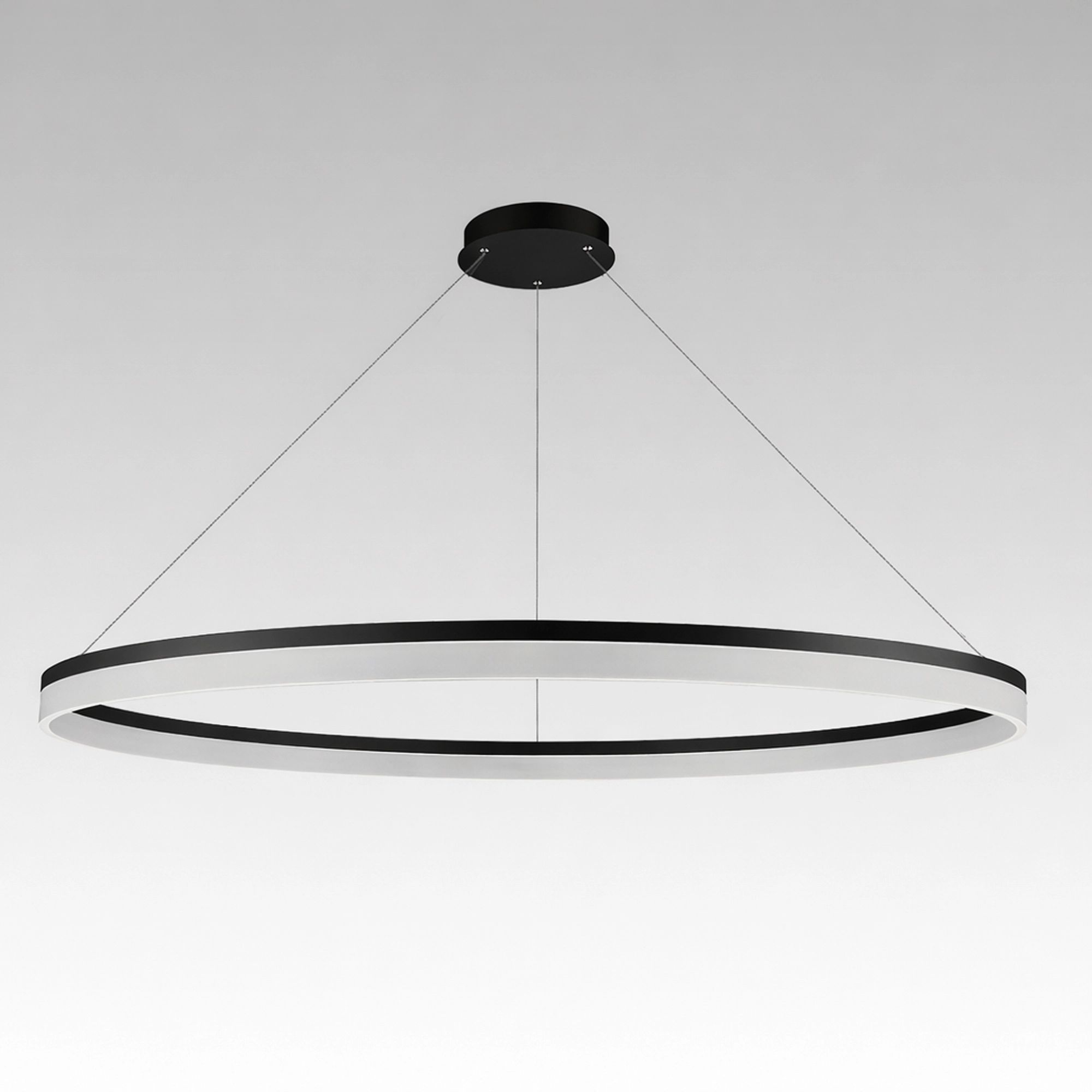 Lampe suspendue élégante Ara Ø 150cm noir Lyora 5053423307220