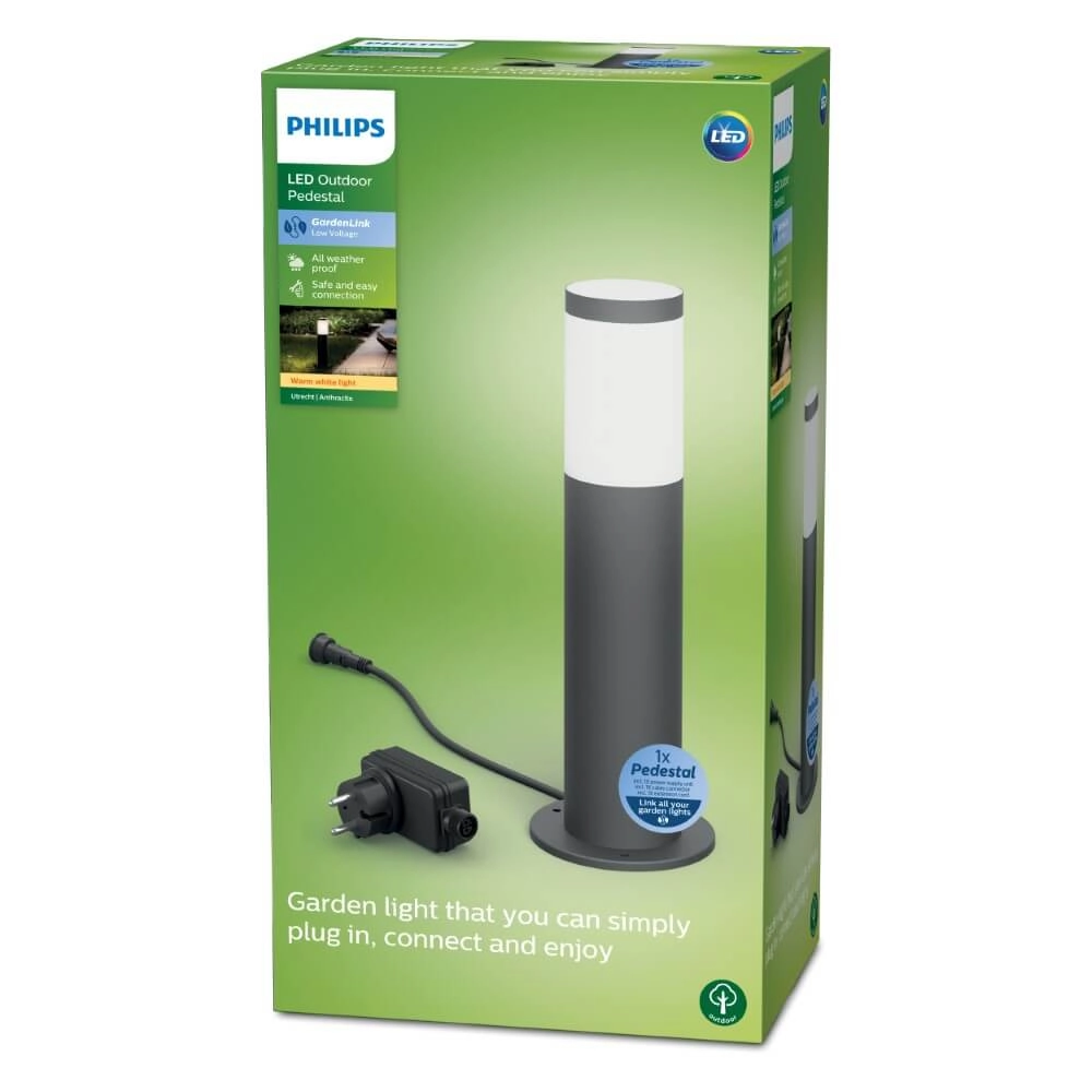 Lanterne Utrecht anthracite Philips 8719514477230