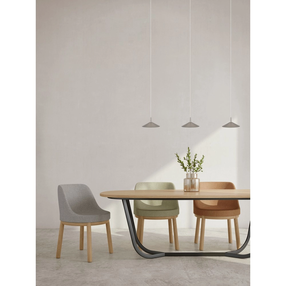 Lampe pendante à 3 lampes Ceppo nickel Ø 18cm Masterlight 8718121358529