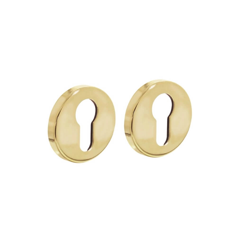 Lot de 2 rosaces cylindriques Tira rond en laiton laqué Lot de 2 rosaces cylindriques Tira rond en laiton laqué