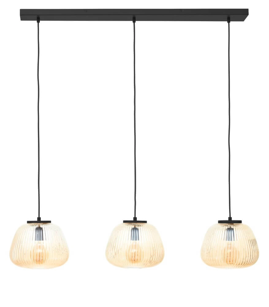 Lampe suspendue 3 lumières Kaizen allongé Brilliant 4004353430091