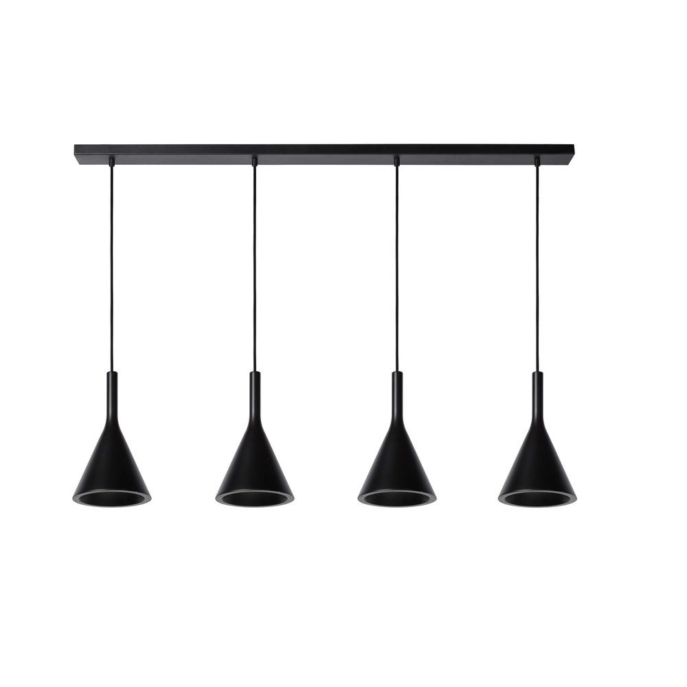 Lampe pendante de conception Gipsy Blanc à 4 lumières