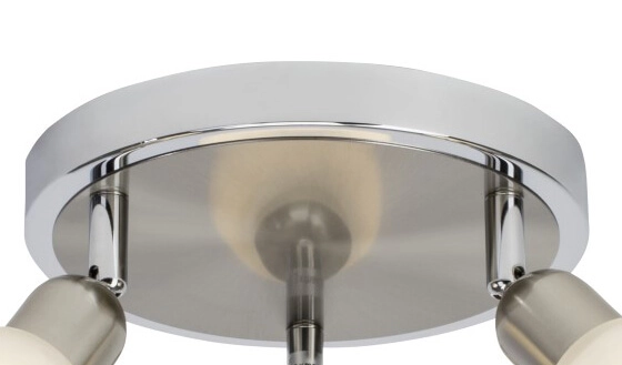 Spot LED pour plafond Bethany 3 gris clair Brilliant 4004353200359