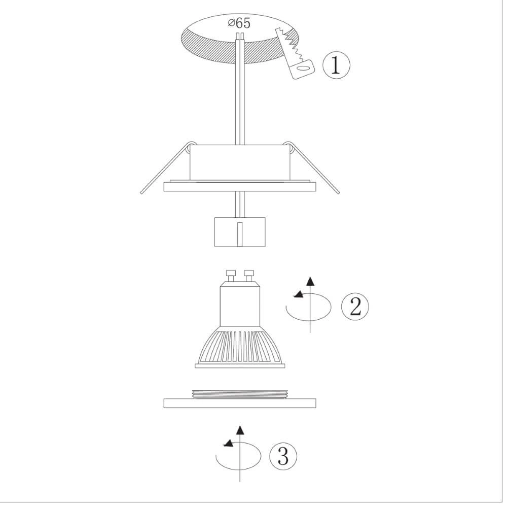 Spot Pélite spot Salle de bains Steinhauer 8712746130102