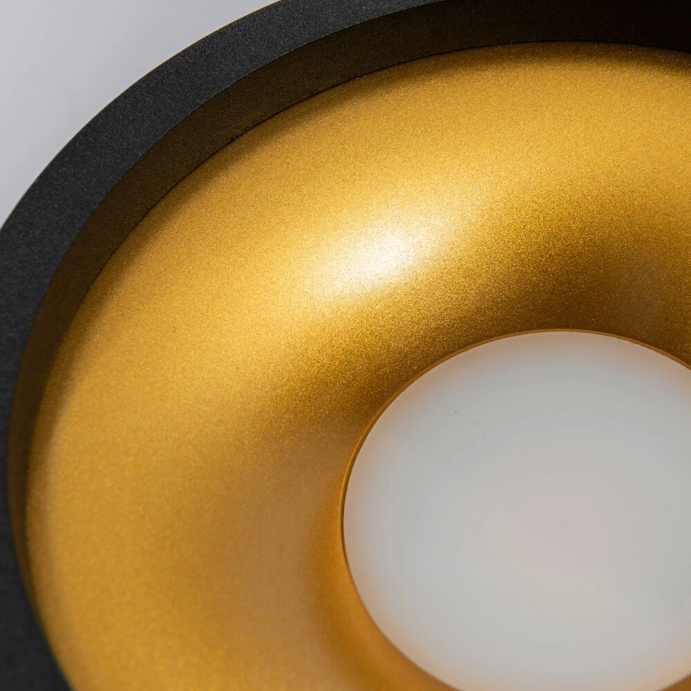 Spot de plafond led Orlando or noir Artdelight 8720701100039