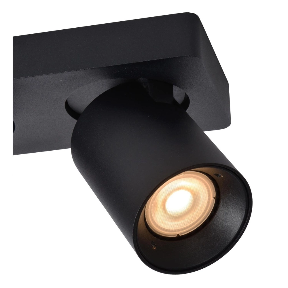 Projecteur de plafond Nigel Noir à 3 lumières Lucide 5411212092571