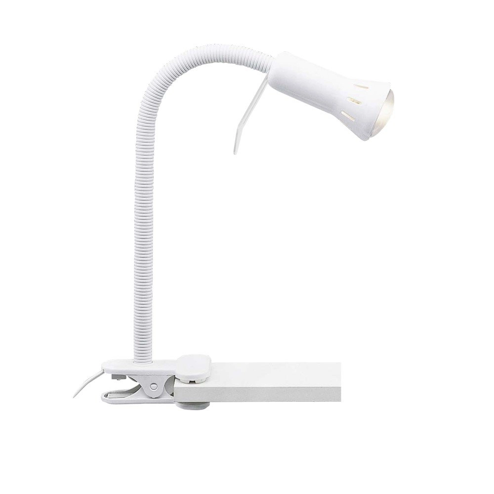 Lampe de bureau blanche Flex avec pince Lampe de bureau blanche Flex avec pince