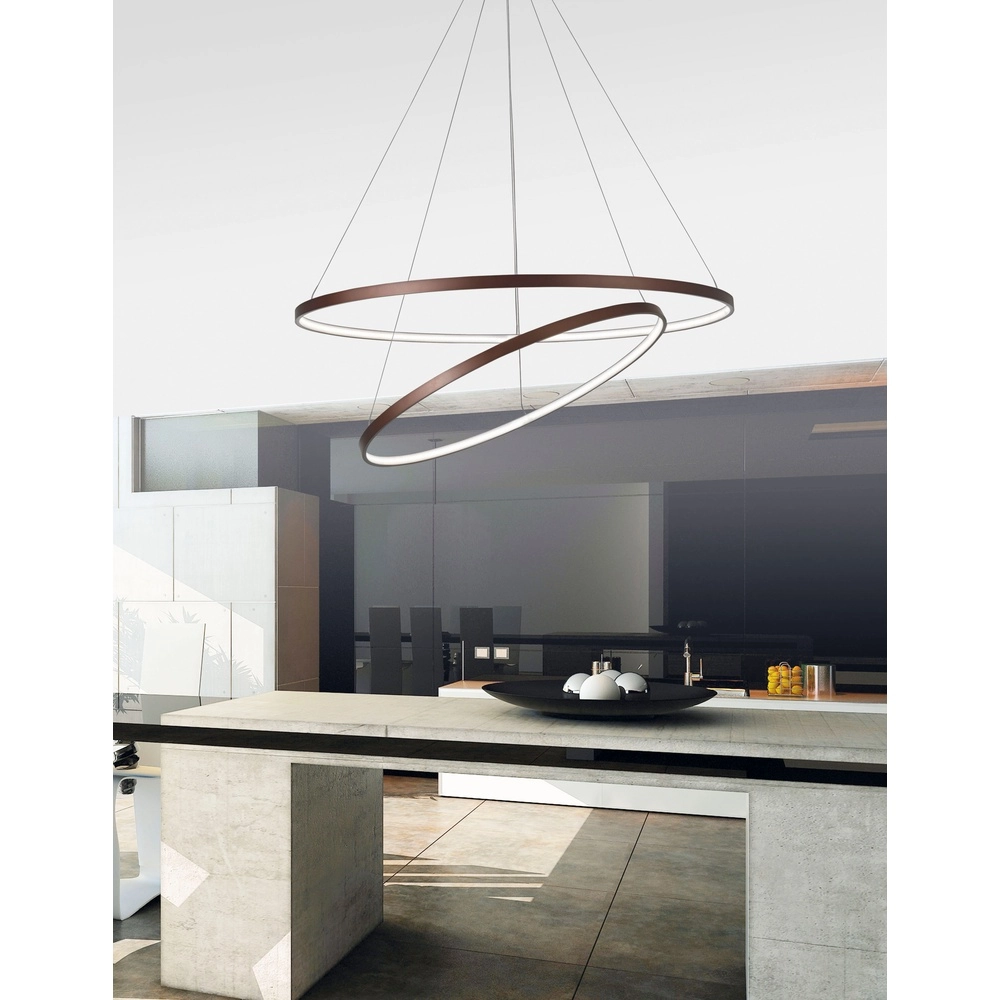 Suspension design Ferrol Café Brun Double Suspension design Ferrol Café Brun Double