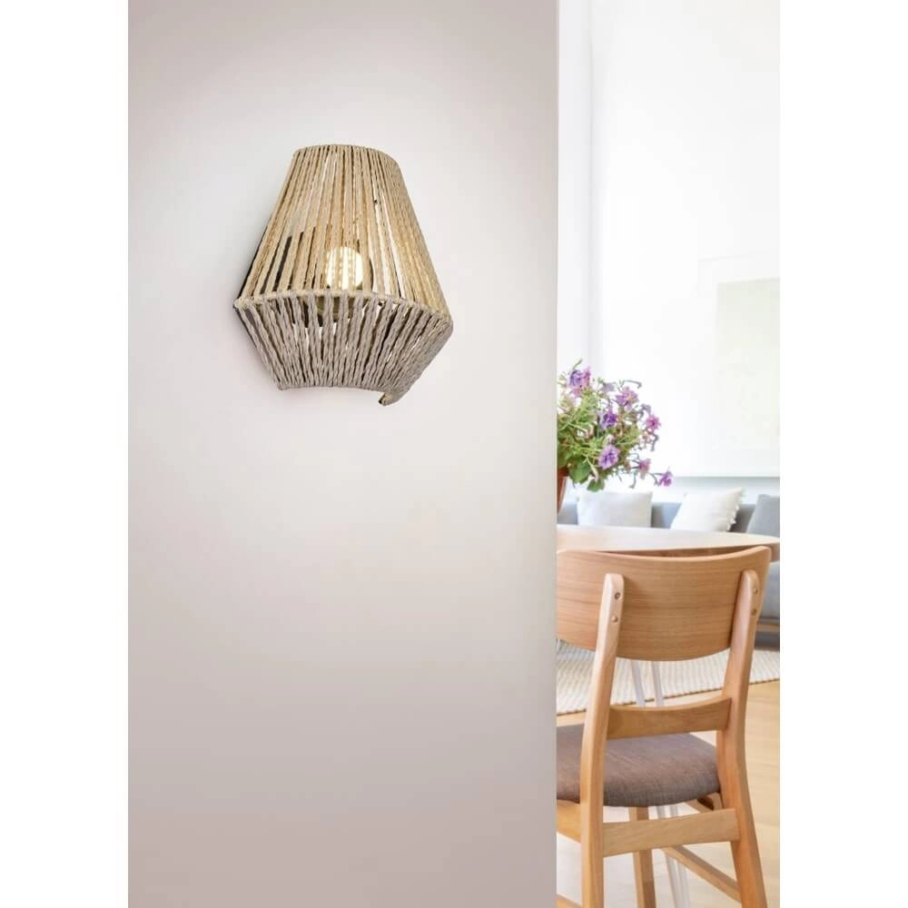 Lampe de table en rotin Lira Rechargeable Trio 4017807643169