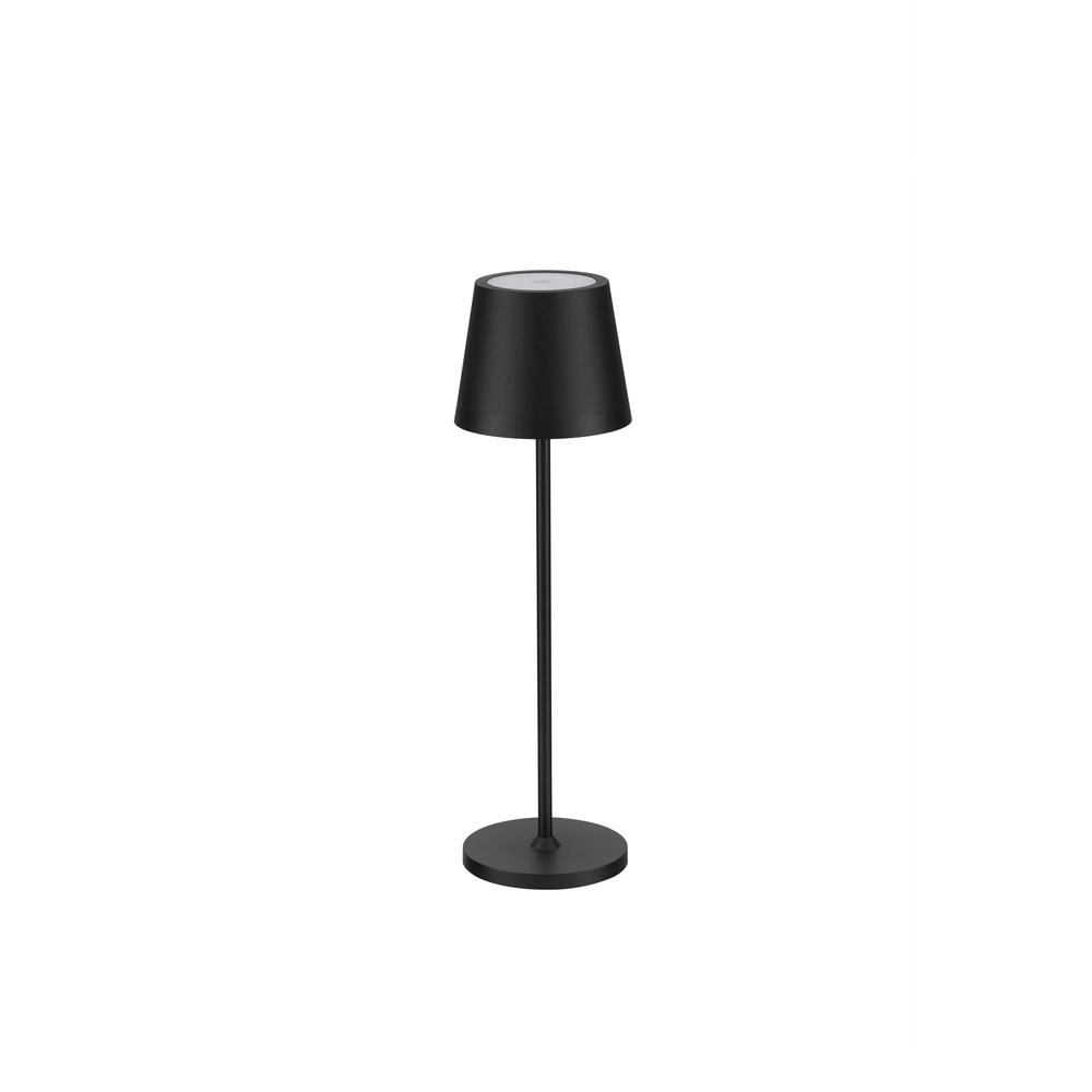Lampe de table rechargeable Seina noir Lyora 5212017444455