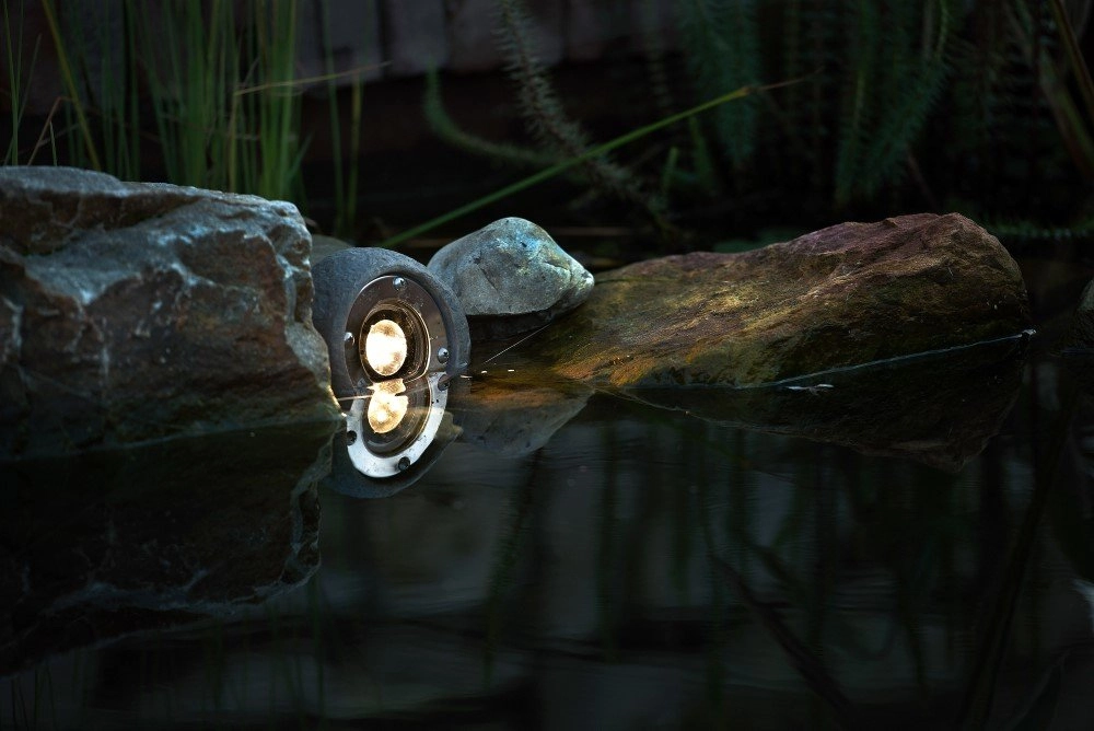 Spot de jardin LED Lapis 12V 3w - 3000K gris pierre pavé GardenLights 5907800855999