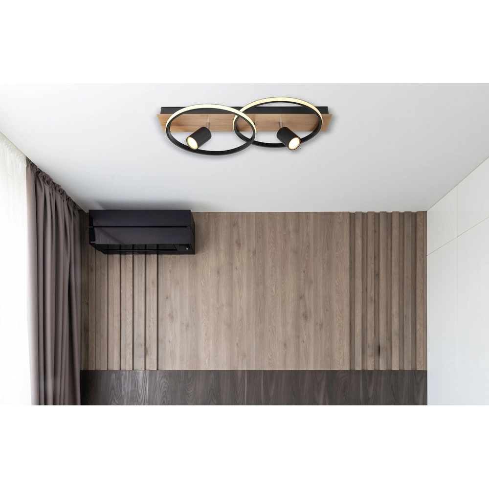 Lampe de plafond Danny Noir Globo 9007371437696