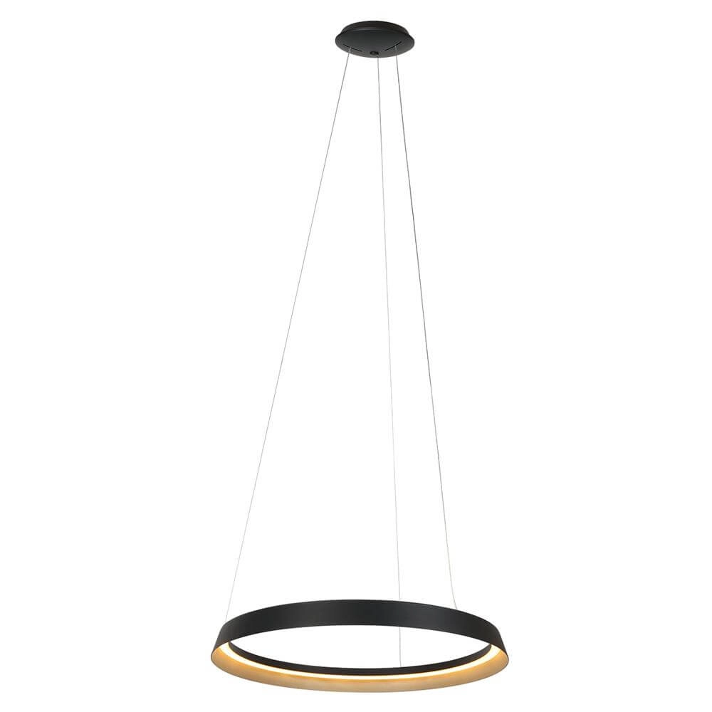 Suspension élégante Ringlux noir Ø 60cm Steinhauer 8712746171976