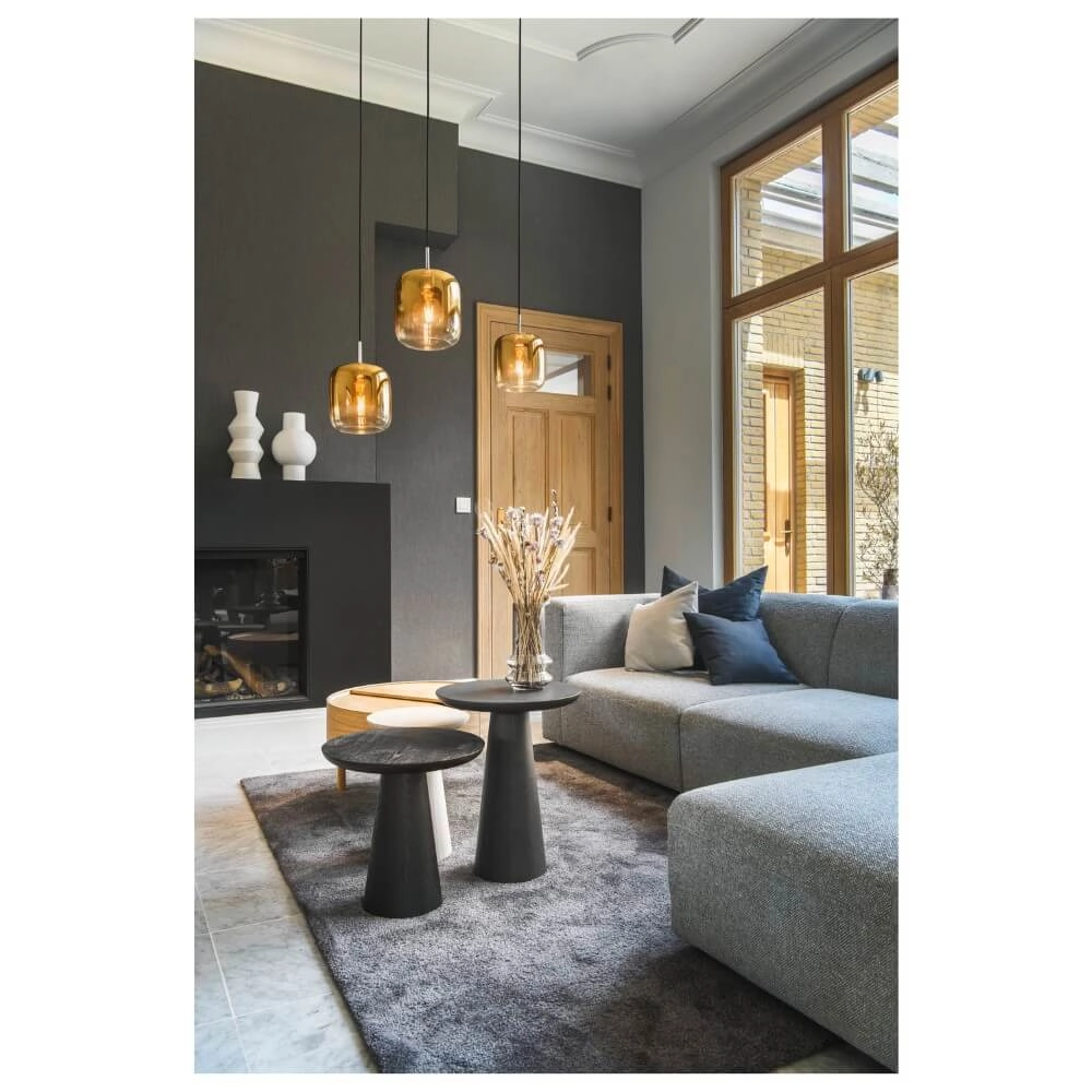 Suspension en verre Pantilo verre doré - Ø20cm SLV 4024163266451