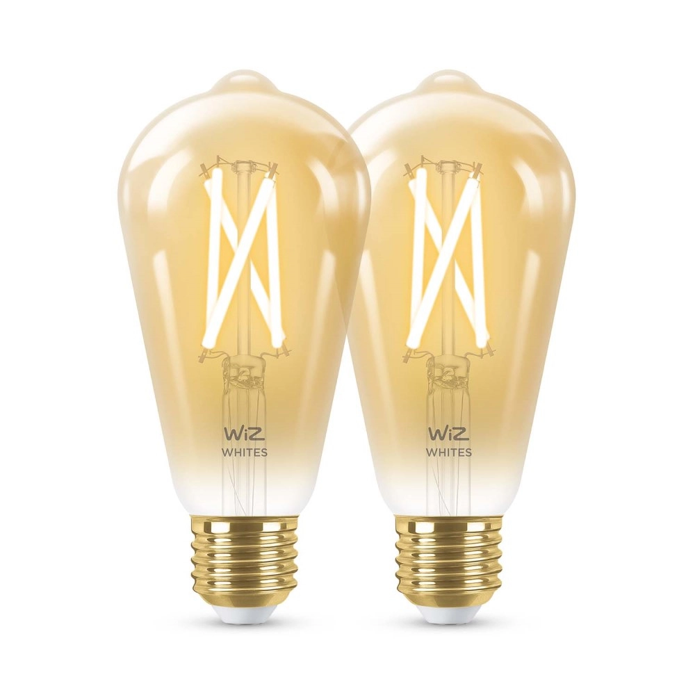 Ensemble d'ampoules de lampe goldline WiZ - 2x 6,7W - E27 - Led