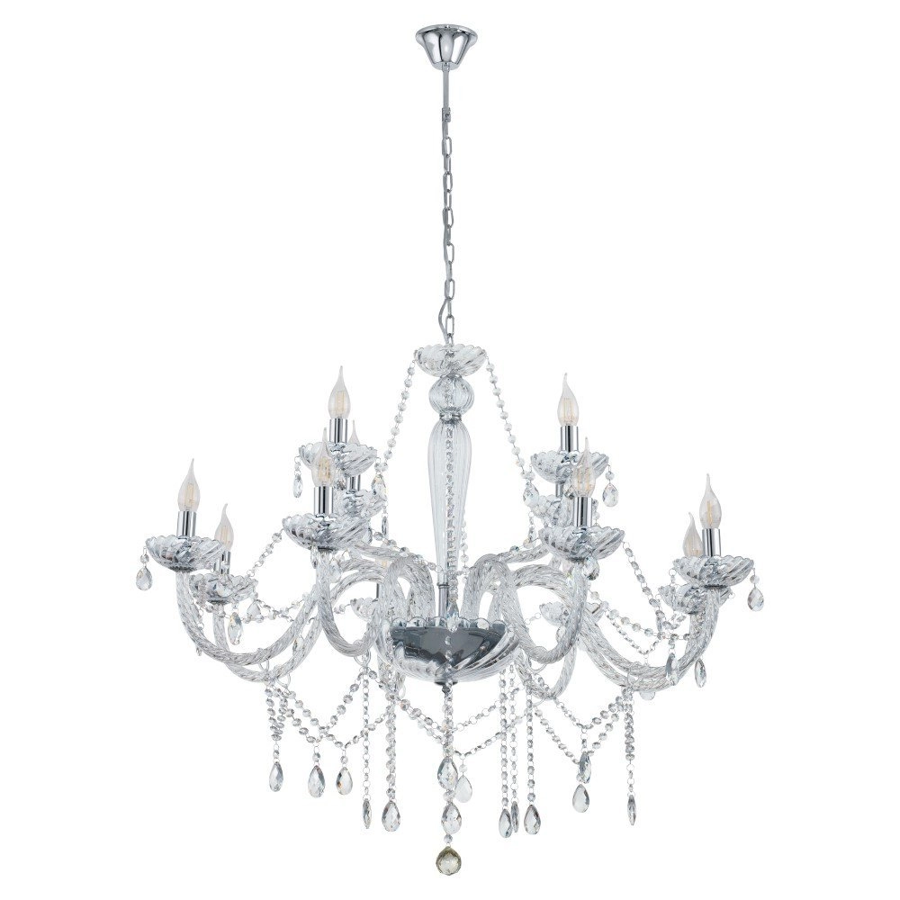 Lustre Basilano 1 100 cm 12 gris clair