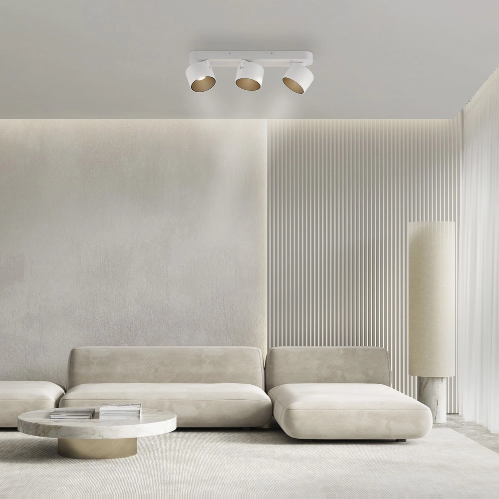 Projecteur à LED 3L monté en surface Pure Cup Blanche-Neige Paul Neuhaus 4012248395608