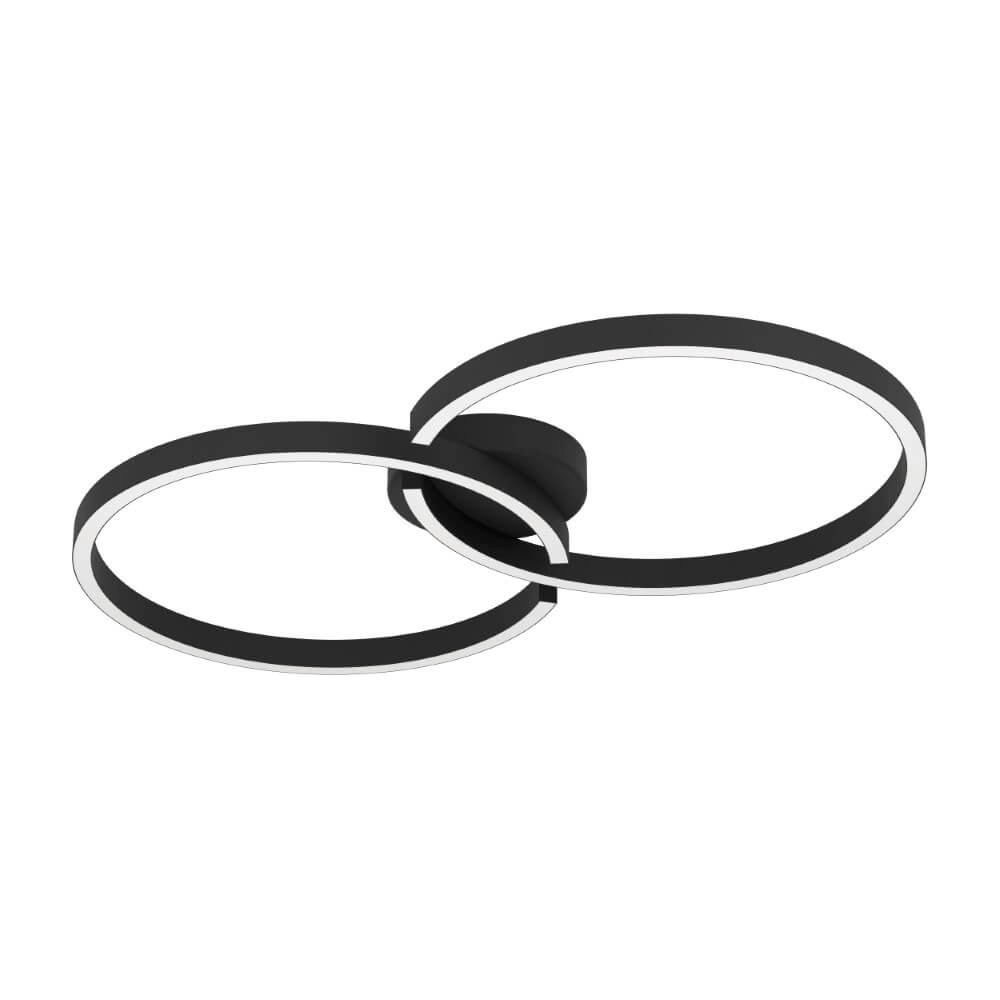 Plafonnier LED blanc Amandolo 2 anneaux Eglo 9008606275076