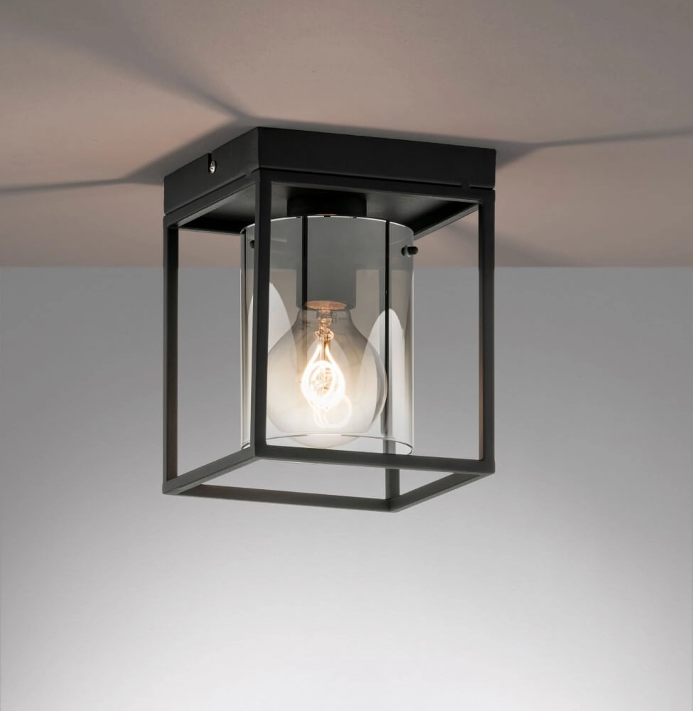 Plafonnier Samu verre de fumée Fischer & Honsel 4003694213035