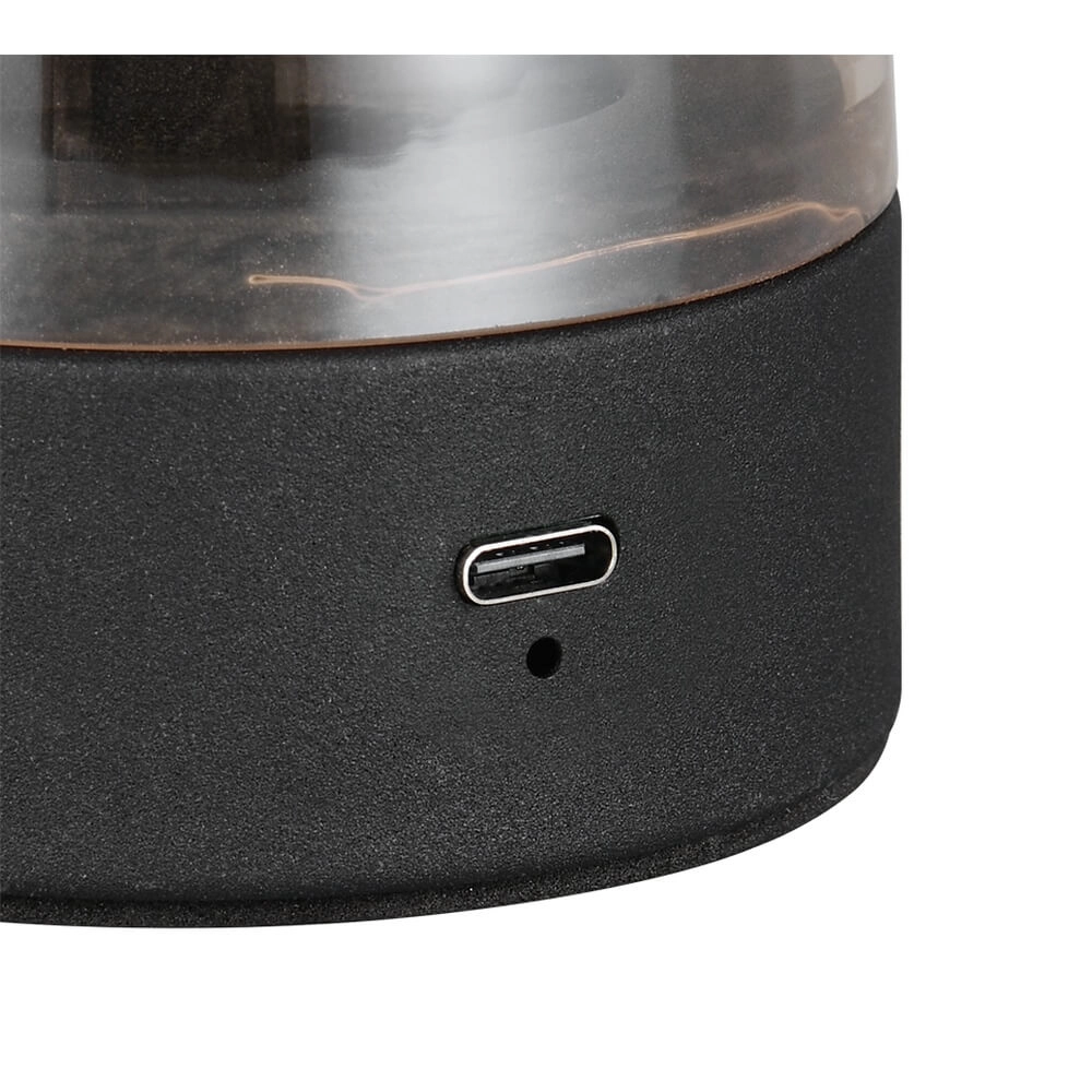 Lampe de table Dooley rechargeable avec verre ambré Trio 4017807643213