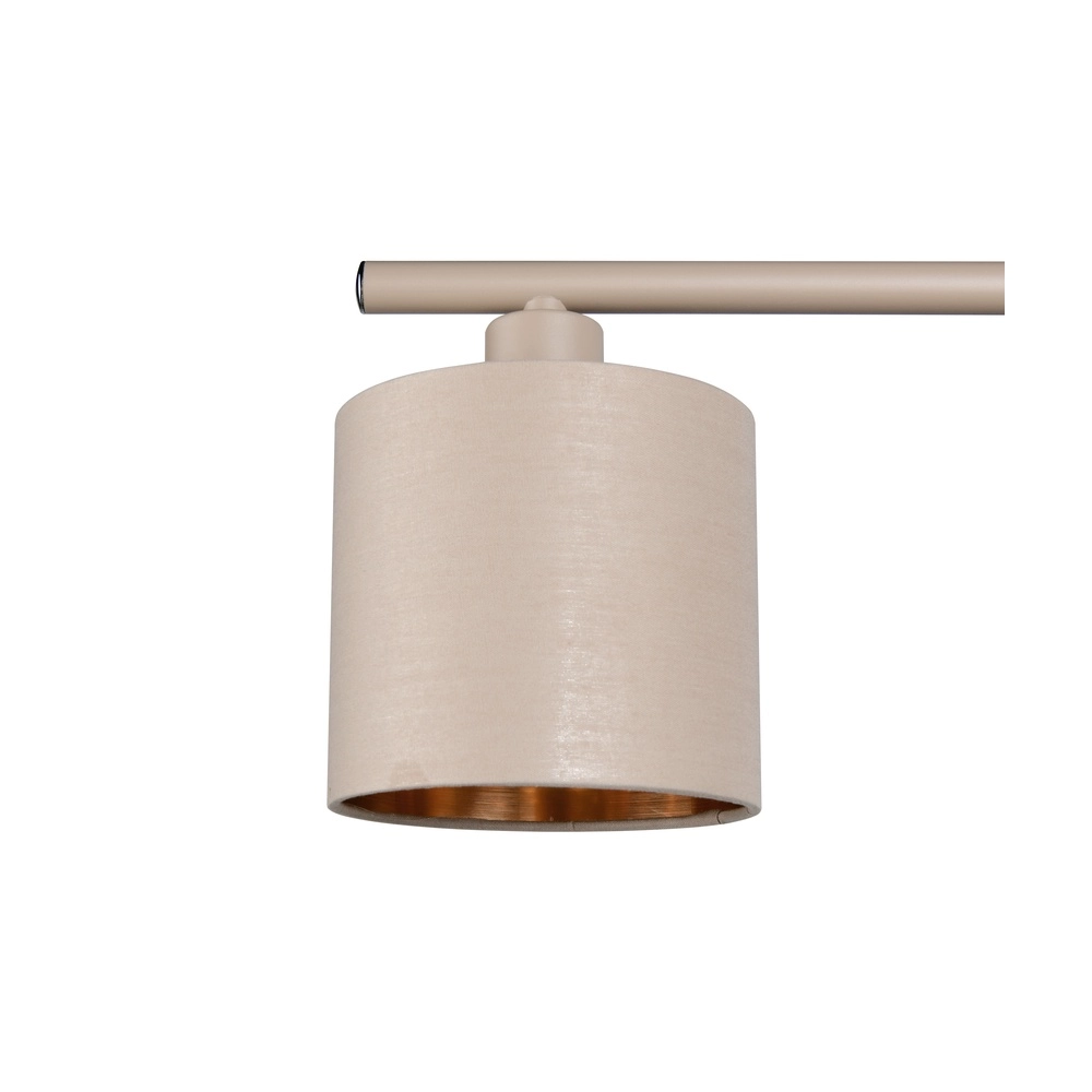 Lampe suspendue à 4 lumières Tommy brun sable Trio 4017807724165