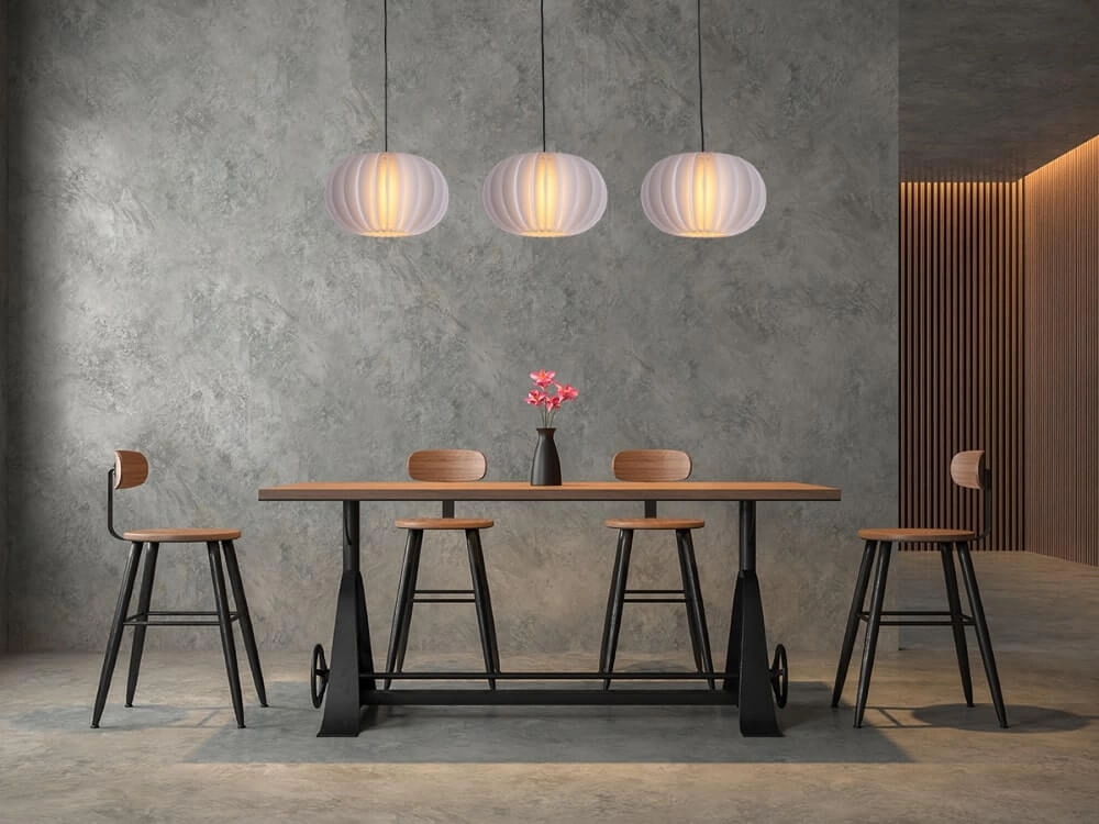 Lampe suspendue 3 lumières Arena avec hottes Ø40cm Masterlight 8718121307886