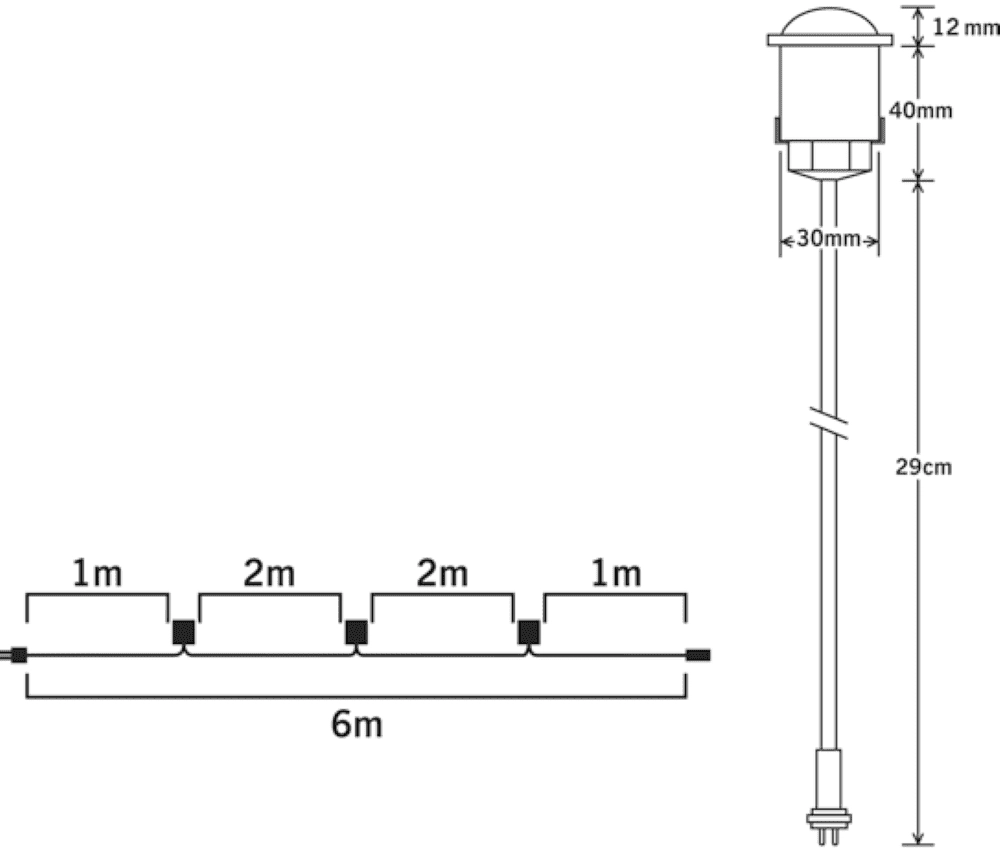 Spots encastrables Mini Led (extension) 4-side rallonge chromée KonstSmide 7318307470000