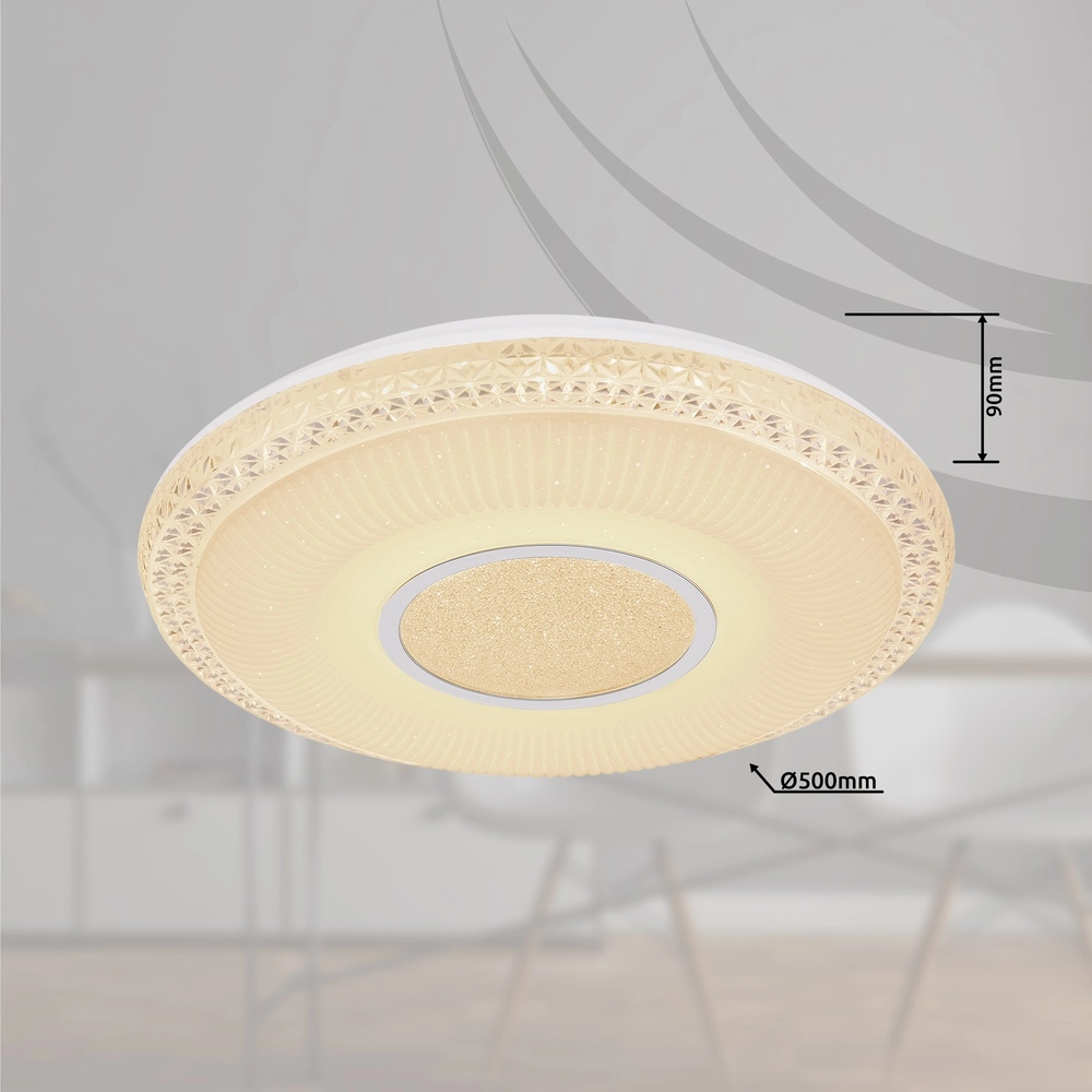 Lampe de plafond Klemens Ø 50cm Globo 9007371387700