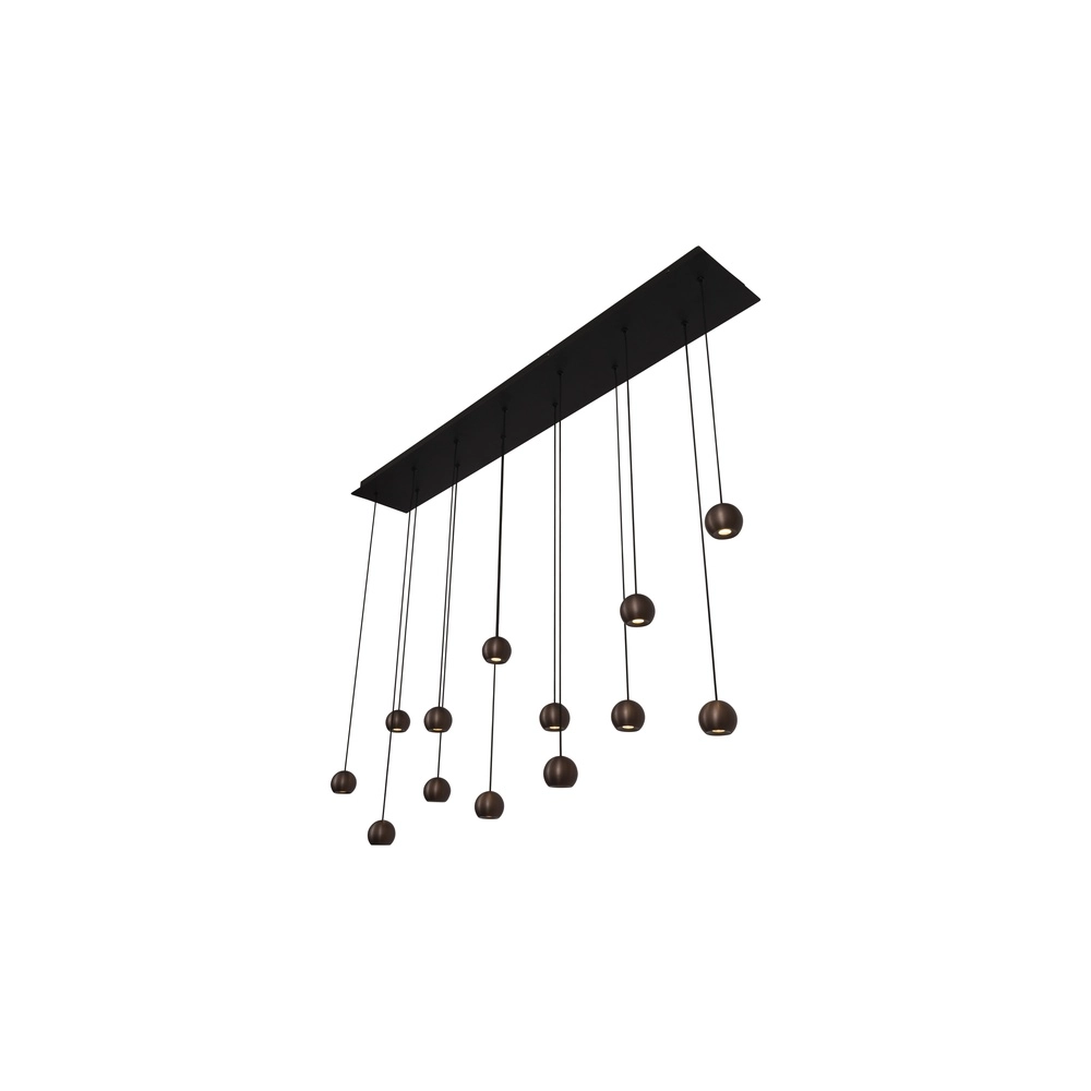 Lampe pendante de conception Montana 13 café brun clair Premium by Lucide 5411212680150