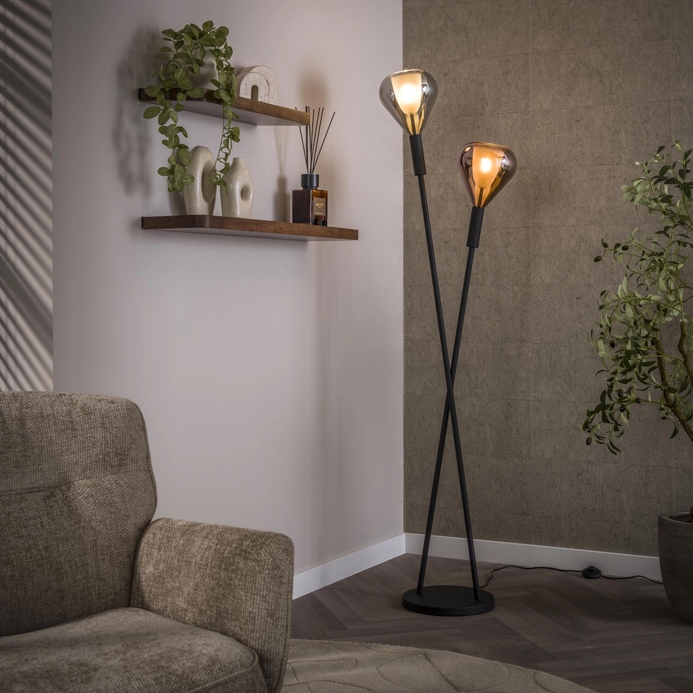 Lampe de pied en verre Wings
