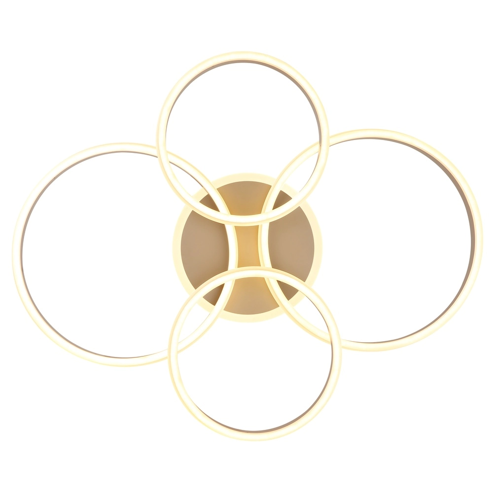 Lampe de plafond à design Rubio brun sable Globo 9007371581207