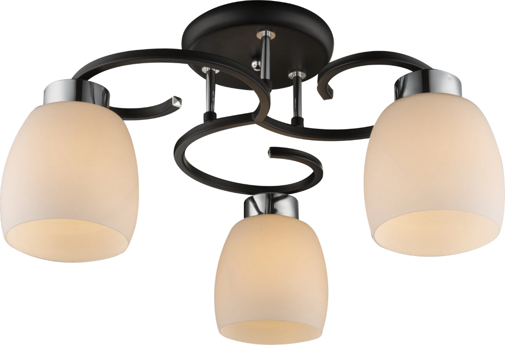 Lampe de plafond Pessoa Iv Noir Globo 9007371329045