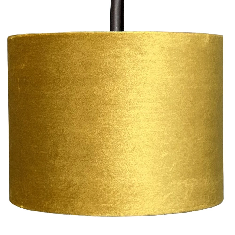 Applique noire Venus avec abat-jour doré Masterlight 8718121251189