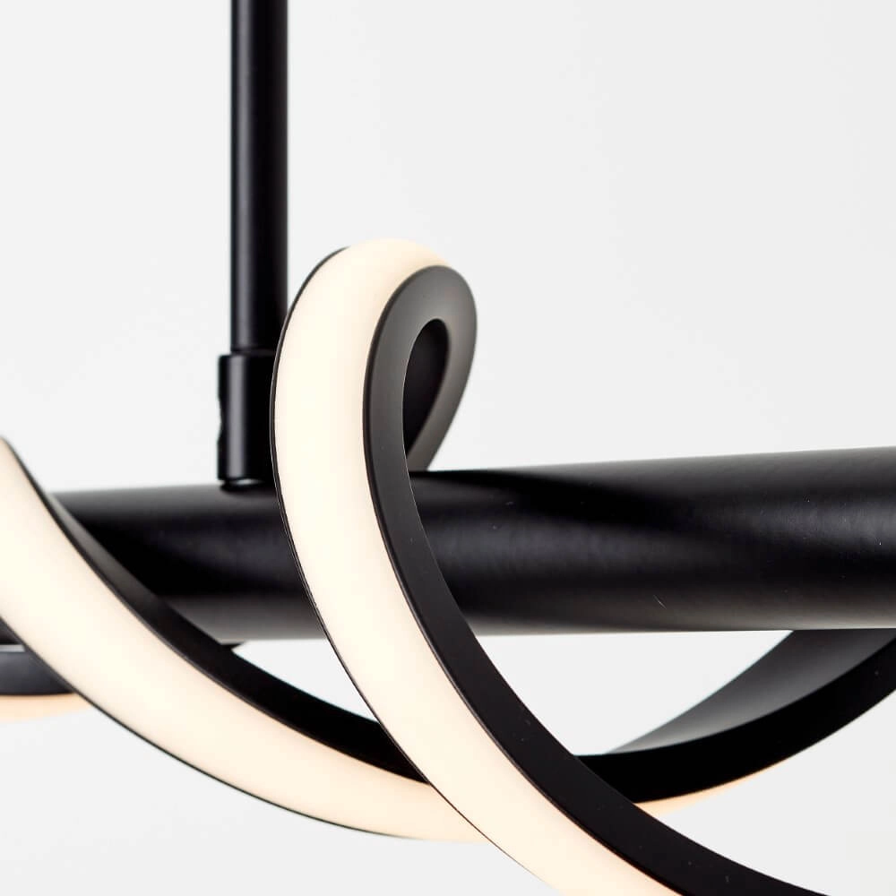 Lampe à suspension design noire Amalie M Brilliant 4004353411748