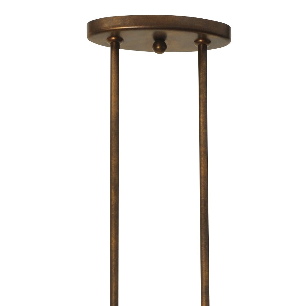 Lampe suspendue salle à manger Bolzano Brun bronze à 4 lumières Masterlight 8718121008387