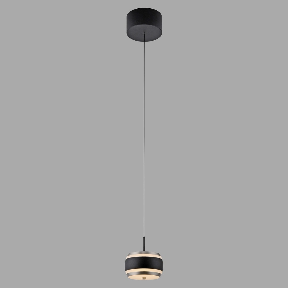 Pendentif LED élégant Pure Falling Rings Black Pearl