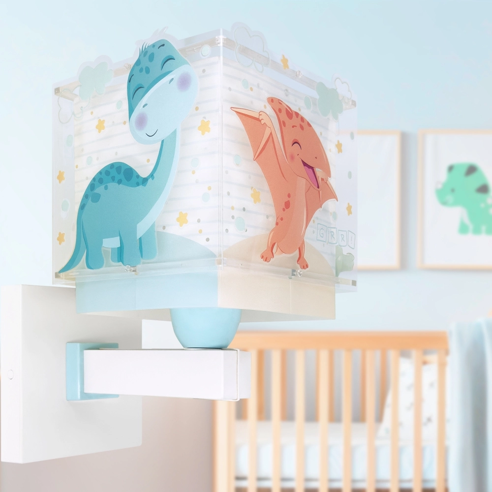 Applique murale Baby Dinos bleu Dalber 8420406634593