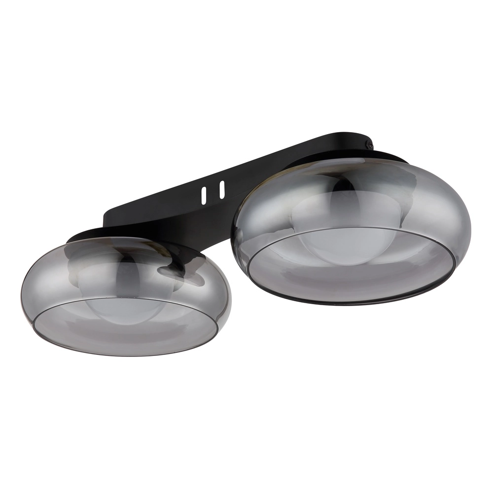 Lampe de plafond à design Carlene 2-noir clair Globo 9007371569175