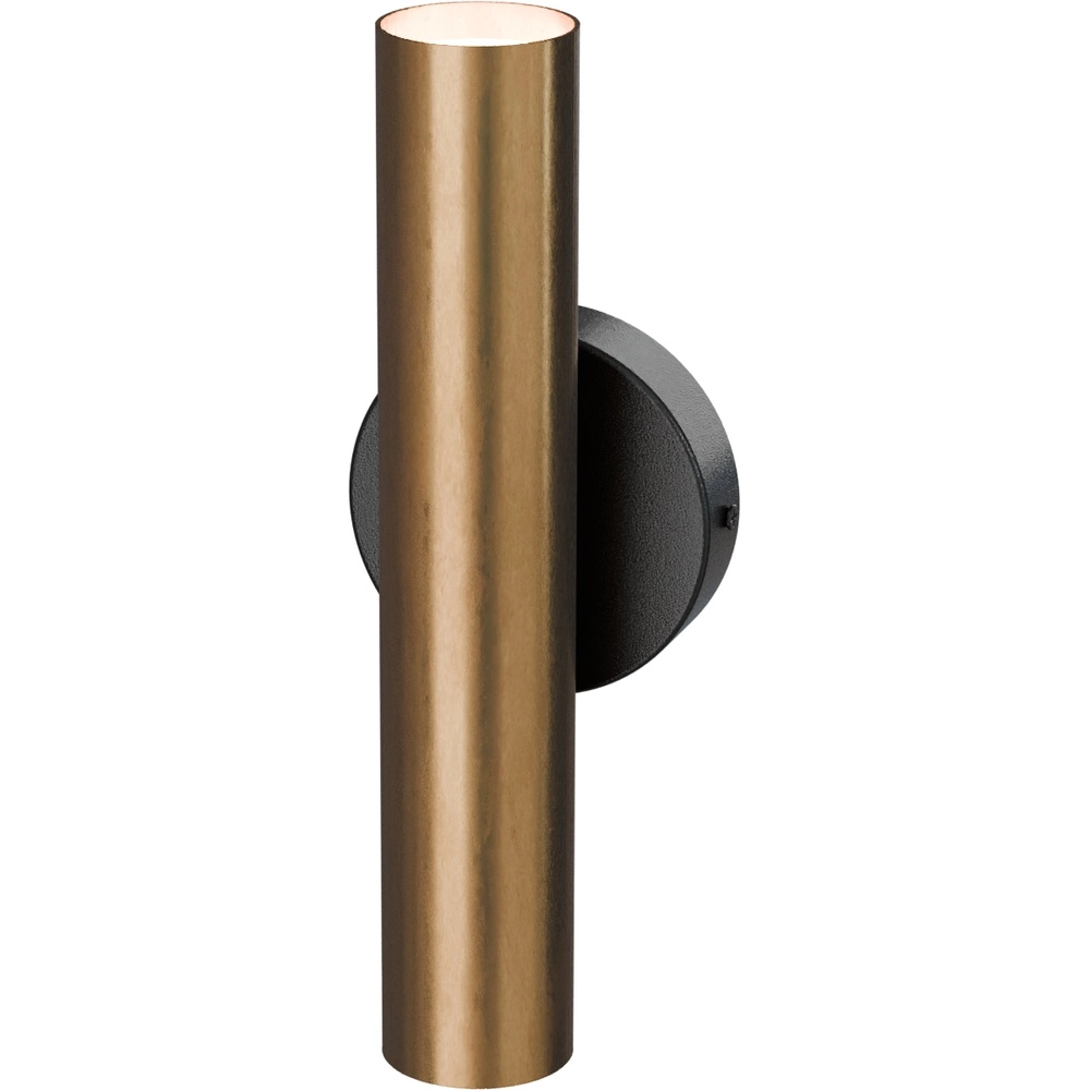 Projecteur mural Run cuivre ancien - 2x GU10