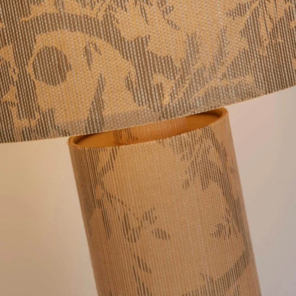 Lampe de table champêtre Isla Marron Searchlight 5053423274126