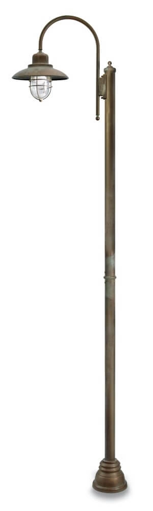 Lampe sur pied Patio Cage M - laiton vieilli