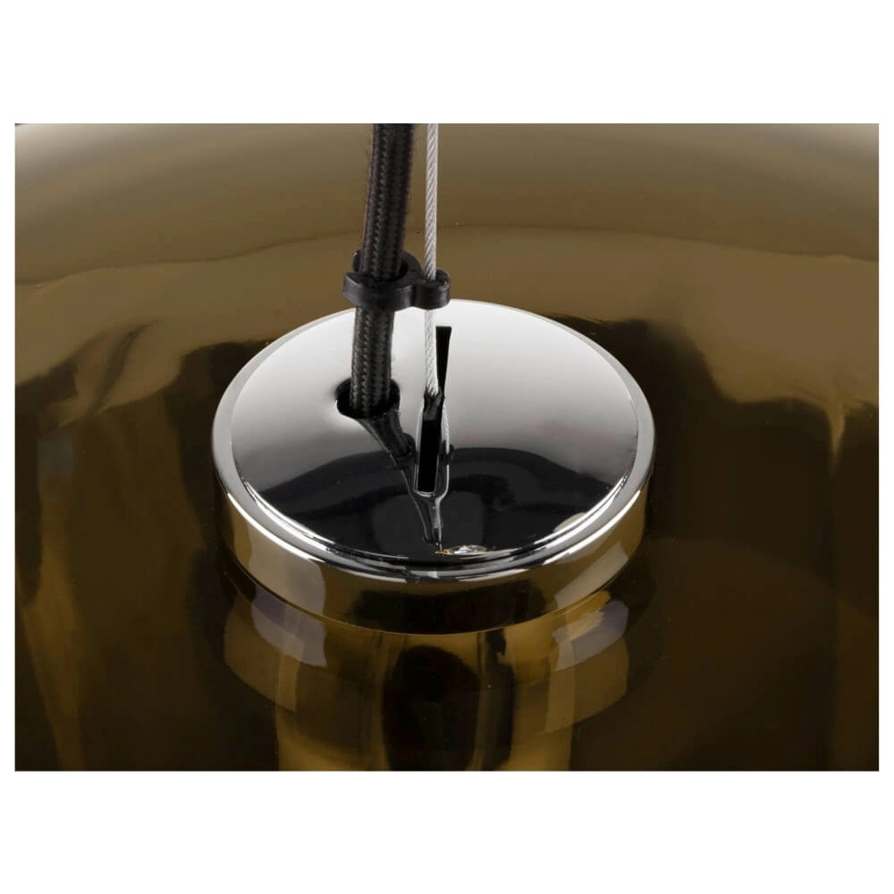 Lampe à suspension en verre Pantilo Ø 40cm - or SLV 4024163290029