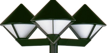 Lanterne à 3 lumières Triangle 2m Albert 4007235620528