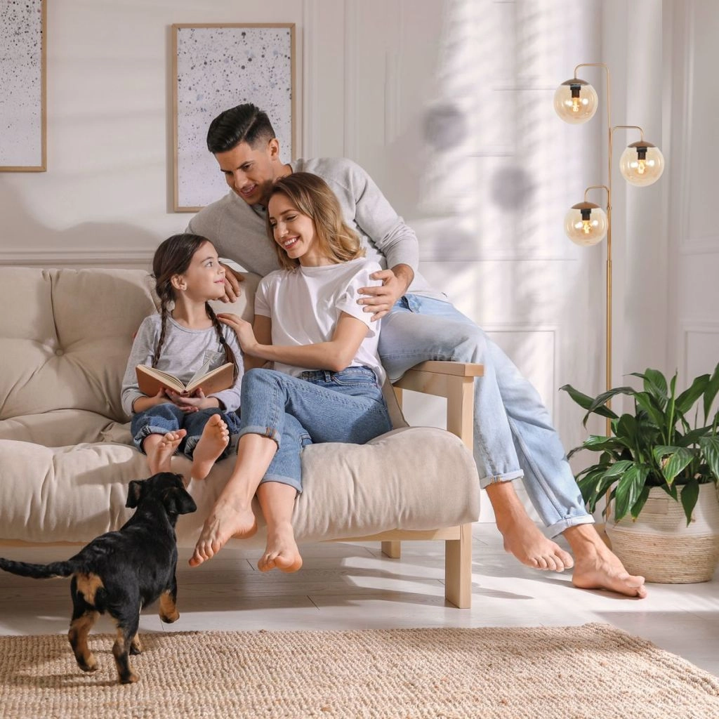 Lampe de pied Bollique bronze Steinhauer 8712746184778